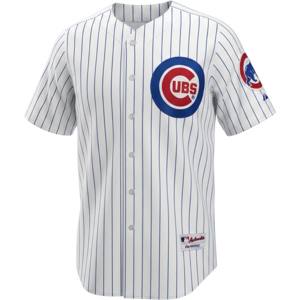 Majestic Authentic Chicago Cubs Andre Dawson No. 8 Home Pinstripe Jersey Size 48